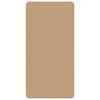 vidaXL Tapis en jute avec support en latex 80x160 cm Naturel