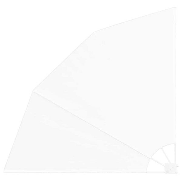 vidaXL &Eacute;cran de confidentialit&eacute; pour balcon Blanc 140 x 140 cm