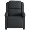vidaXL Fauteuil inclinable en cuir véritable noir