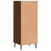 vidaXL Buffet ch&ecirc;ne marron 34,5x32,5x90 cm bois d'ing&eacute;nierie