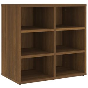 vidaXL Armoire &agrave; chaussures Ch&ecirc;ne marron 52,5x30x50 cm