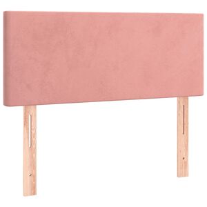 vidaXL T&ecirc;te de lit Rose 100x5x78/88 cm Velours