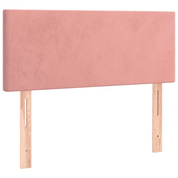 vidaXL T&ecirc;te de lit Rose 100x5x78/88 cm Velours