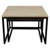 HSM Collection Ensemble de tables basses 2 pcs Carr&eacute;