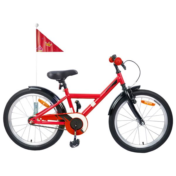 vidaXL V&eacute;lo pour Enfants 18 Pouces pour les 5-7 ans Rouge