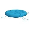 vidaXL Coussin rond bleu clair &Oslash; 100 x11 cm tissu oxford