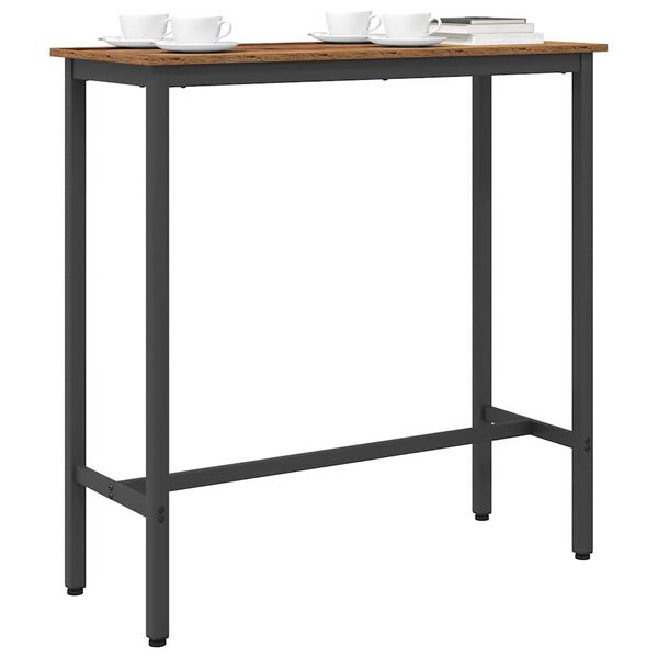 vidaXL table Bois ancien 100 x 40 x 100,5 cm