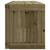vidaXL Banc de jardin extensible 212,5x40,5x45 cm bois de pin imprégné
