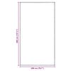 vidaXL Tapis de tente Gris clair 400 x 200 cm Polyéthylène