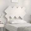 vidaXL Tête de lit Blanc 92x3x81 cm Bois massif de pin