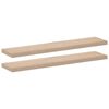 vidaXL &Eacute;tag&egrave;res flottantes 2 pcs 110x23,5x4 cm bois d'ing&eacute;nierie