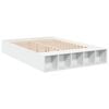 vidaXL Cadre de lit sans matelas blanc 160x200 cm