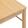 vidaXL Chaises à manger 2 pcs bois massif caoutchouc
