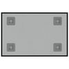 vidaXL Tableau noir magn&eacute;tique mural Noir 30x20 cm Verre tremp&eacute;