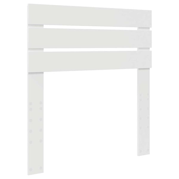 vidaXL T&ecirc;te de lit Blanc 100 cm Bois d'ing&eacute;nierie