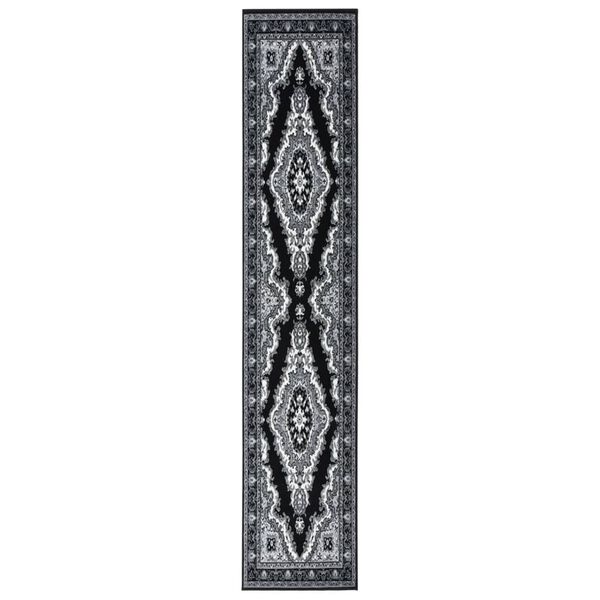 vidaXL Tapis BCF Noir 80x500 cm