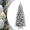 vidaXL Sapin de No&euml;l artificiel Blanc 240 cm
