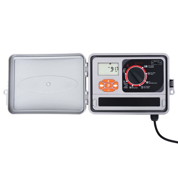 vidaXL Programmateur d'arrosage du jardin avec 2 électrovannes