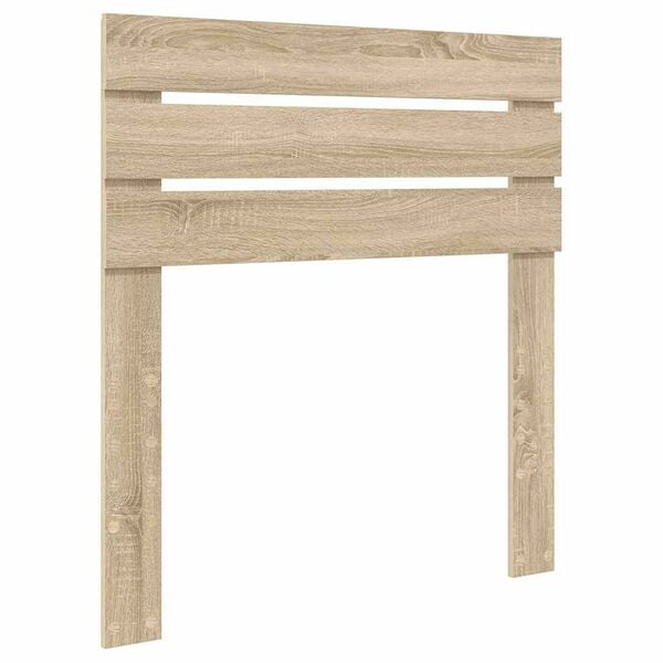 vidaXL T&ecirc;te de lit Ch&ecirc;ne Sonoma 75 cm Bois d'ing&eacute;nierie
