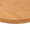 vidaXL Dessus de table 120x60x4 cm bois de ch&ecirc;ne massif ovale