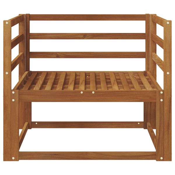 vidaXL Sofa de milieu ext&eacute;rieur Bois d'Acacia Massif Naturel