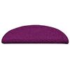 vidaXL Tapis d'escalier 30 pièces 56 x 17 x 3 cm Rose Demi-rond