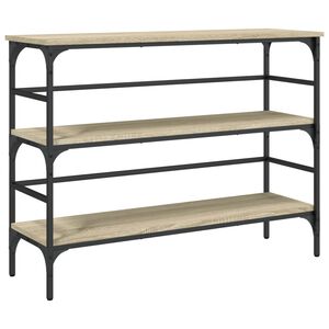 vidaXL Table console ch&ecirc;ne sonoma 100x32x75 cm bois d'ing&eacute;nierie