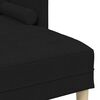 vidaXL Ensemble de Canapés 2 pcs Noir 173 x 131 x 67 cm tissu
