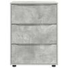 vidaXL Armoire de rangement Gris b&eacute;ton 60 x 48 x 81 cm