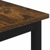 vidaXL Table basse Ch&ecirc;ne Fum&eacute; 60 x 60 x 36 cm Bois d'ing&eacute;nierie