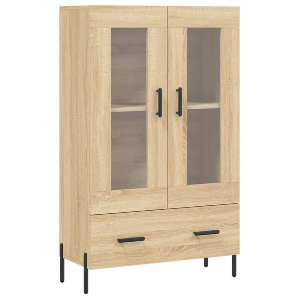 vidaXL Buffet haut ch&ecirc;ne sonoma 69,5x31x115 cm bois d'ing&eacute;nierie