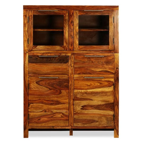 vidaXL Buffet Bois massif 100x35x140 cm