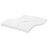 vidaXL Matelas en mousse blanc 180x200 cm 7 zones duret&eacute; 20 ILD