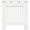 vidaXL Cache-Radiateur Blanc brillant 78 x 19 x 81,5 cm
