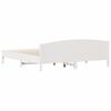 vidaXL Cadre de lit sans matelas blanc 180x200 cm bois massif de pin