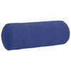 vidaXL Coussins d'accent 2 pcs Bleu police Ø 25 x 70 cm