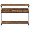 vidaXL Table console Bois ancien 100 x 29 x 75 cm Bois d'ing&eacute;nierie