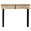 vidaXL Table console 100x30x75 cm Bois de manguier massif