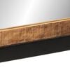 vidaXL Miroir de salle de bain 55x1x60cm verre et bois massif manguier