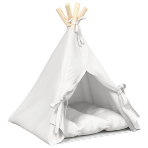 vidaXL Teepee pour animaux de compagnie avec coussin 40 x 40 x 50 cm
