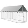 vidaXL Chenil ext&eacute;rieur avec toit 400x100x150 cm
