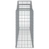 vidaXL Paniers &agrave; gabions arqu&eacute;s 11 pcs 300x50x100/120 cm fer galvanis&eacute;