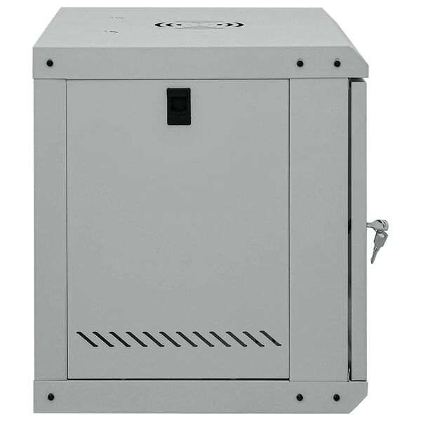 vidaXL Armoire r&eacute;seau avec stockage Gris 53 x 45 x 45 cm Acier
