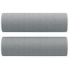 vidaXL Ensemble de canap&eacute;s 2 pcs coussins gris clair tissu