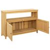 vidaXL Table console de jardin 110x35x75 cm bois massif d'acacia
