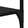 vidaXL &Eacute;tag&egrave;re Ch&ecirc;ne noir 99 x 35,5 x 176 cm Bois d'ing&eacute;nierie