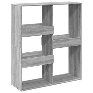 vidaXL Cloison de s&eacute;paration sonoma gris 100x33x115 cm bois ing&eacute;nierie