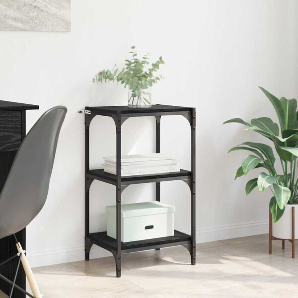 vidaXL Bibliothèque Chêne noir 40 x 33 x 70,5 cm