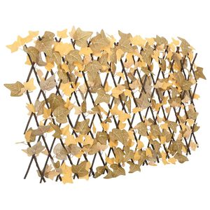 vidaXL&nbsp;Treillis de feuille d'&eacute;rable artificiel extensible 180x60 cm