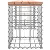 vidaXL Banc de jardin design gabion 103x31x42cm bois massif de douglas